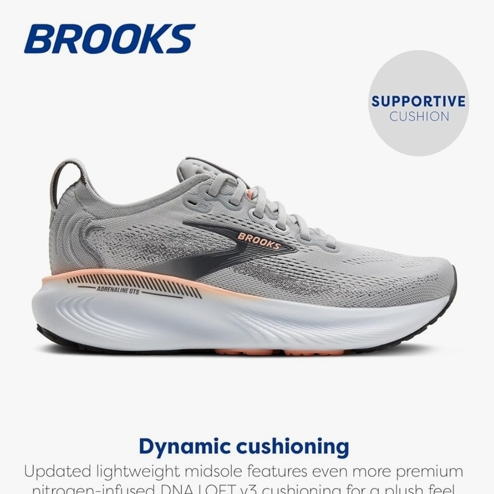 Brooks Women's Gray Running Shoes - Picture 4 of 14